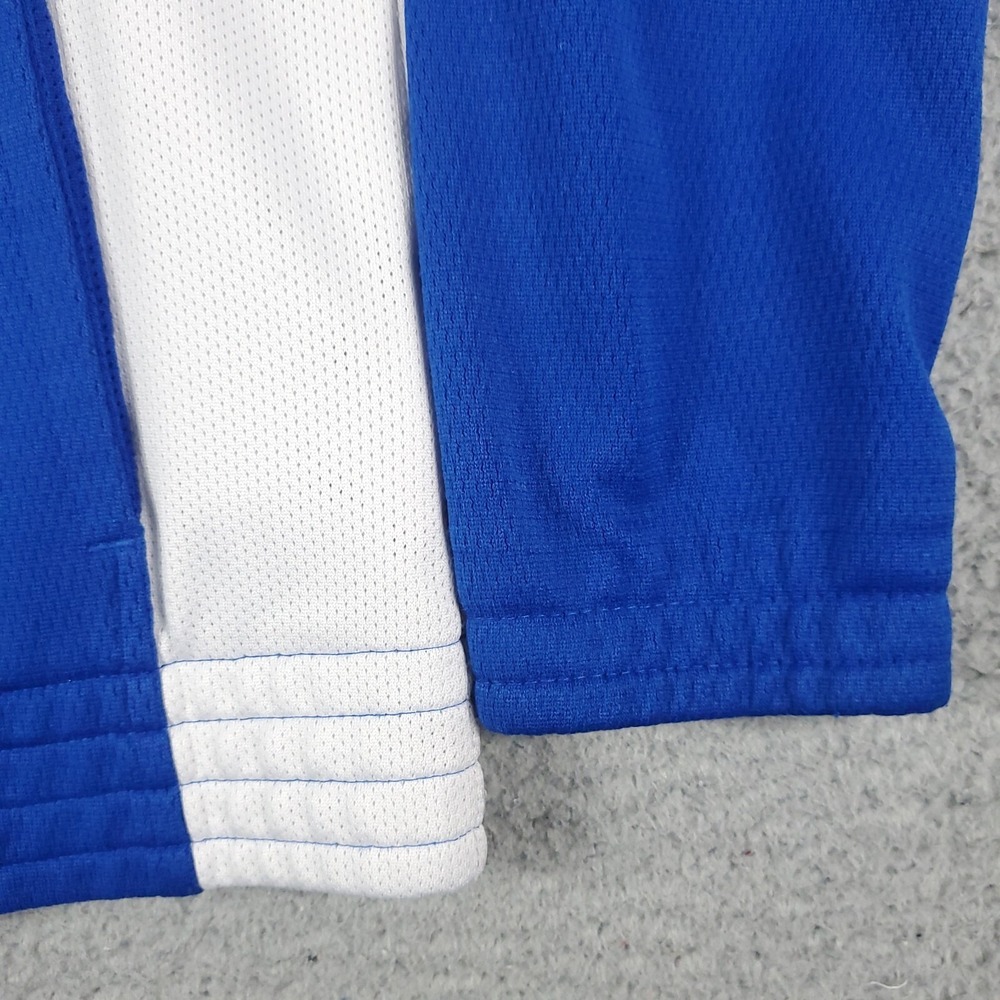 Adidas Jacket Mens Small Blue Full Zip Up Casual Track Sweater Sweatshirt * - Picture 4 of 9
